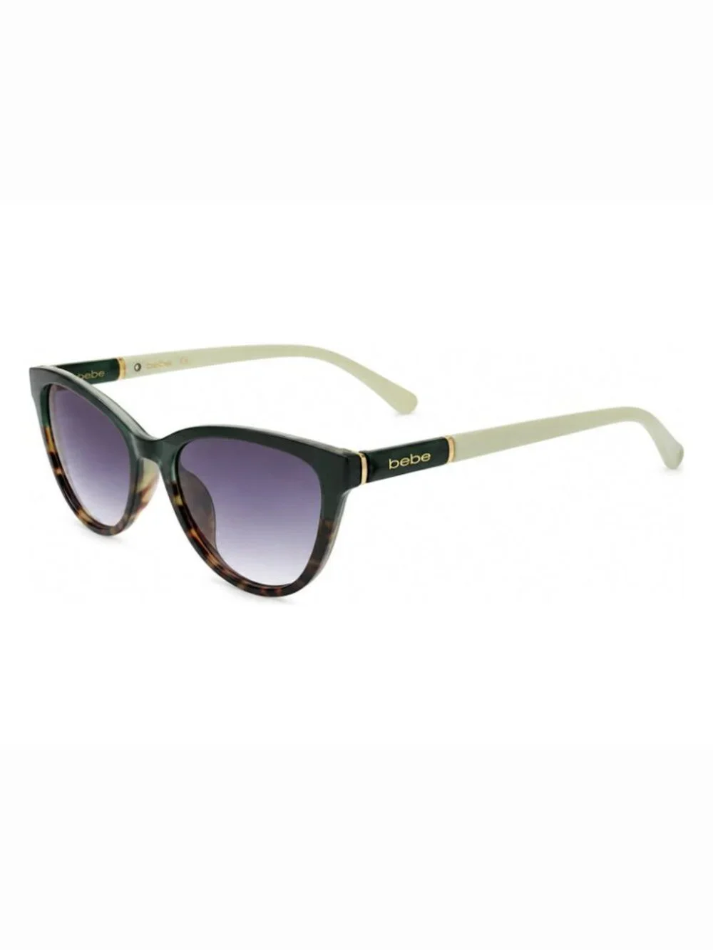 BEBE BBOP-1015CE-215 Women's Golden Tortoise Frame/Gray Gradient Lens Sunglasses